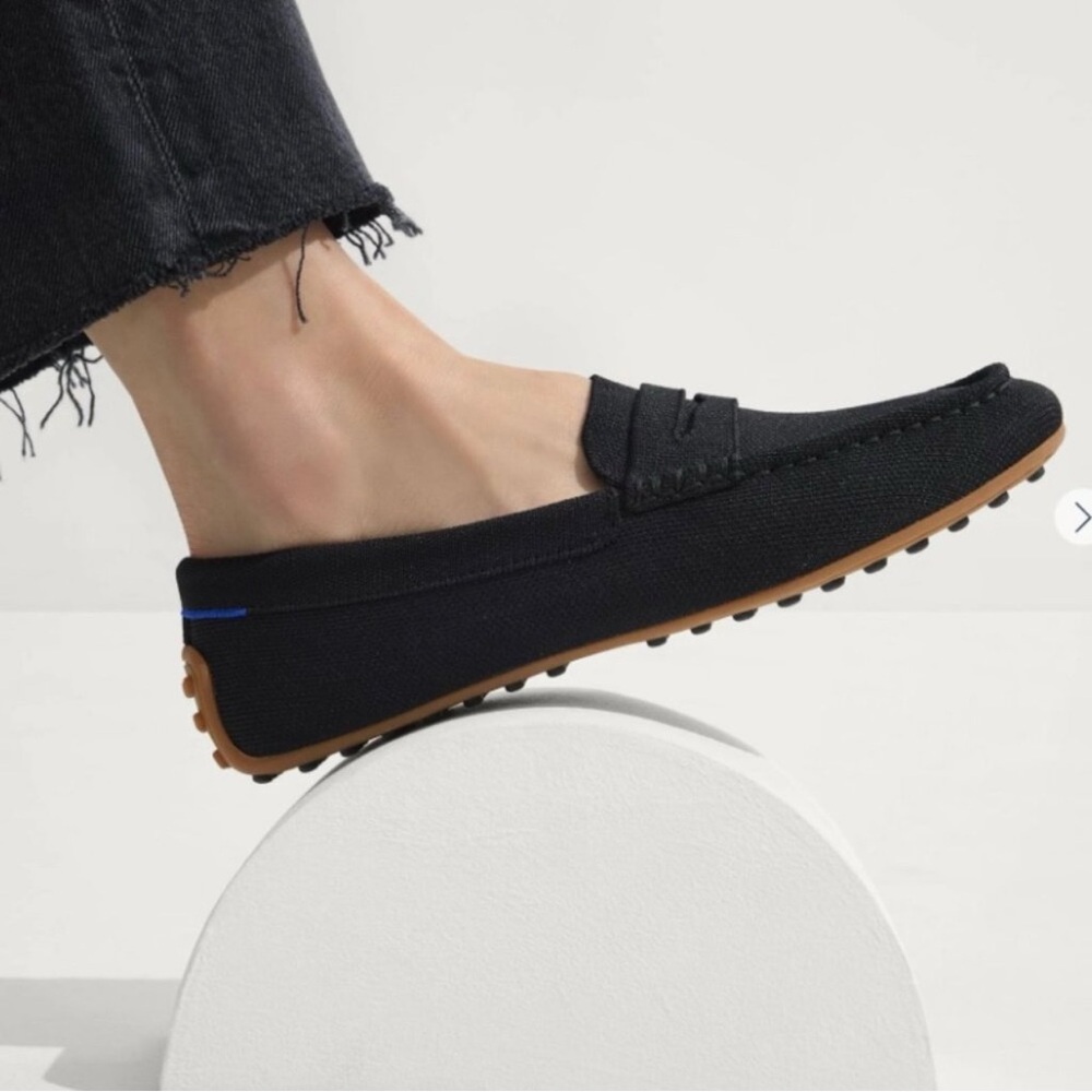 Rothys The Driver Black Slip On Loafers Shoes Women’s 10